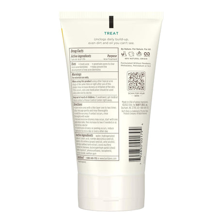 Acne Treatment Burt's Bees Natural Acne Solutions 4 oz. Scrub