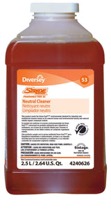 Floor Cleaner Diversey™ Stride® Liquid 2.5 Liter Bottle Unscented Manual Pour - BeHope