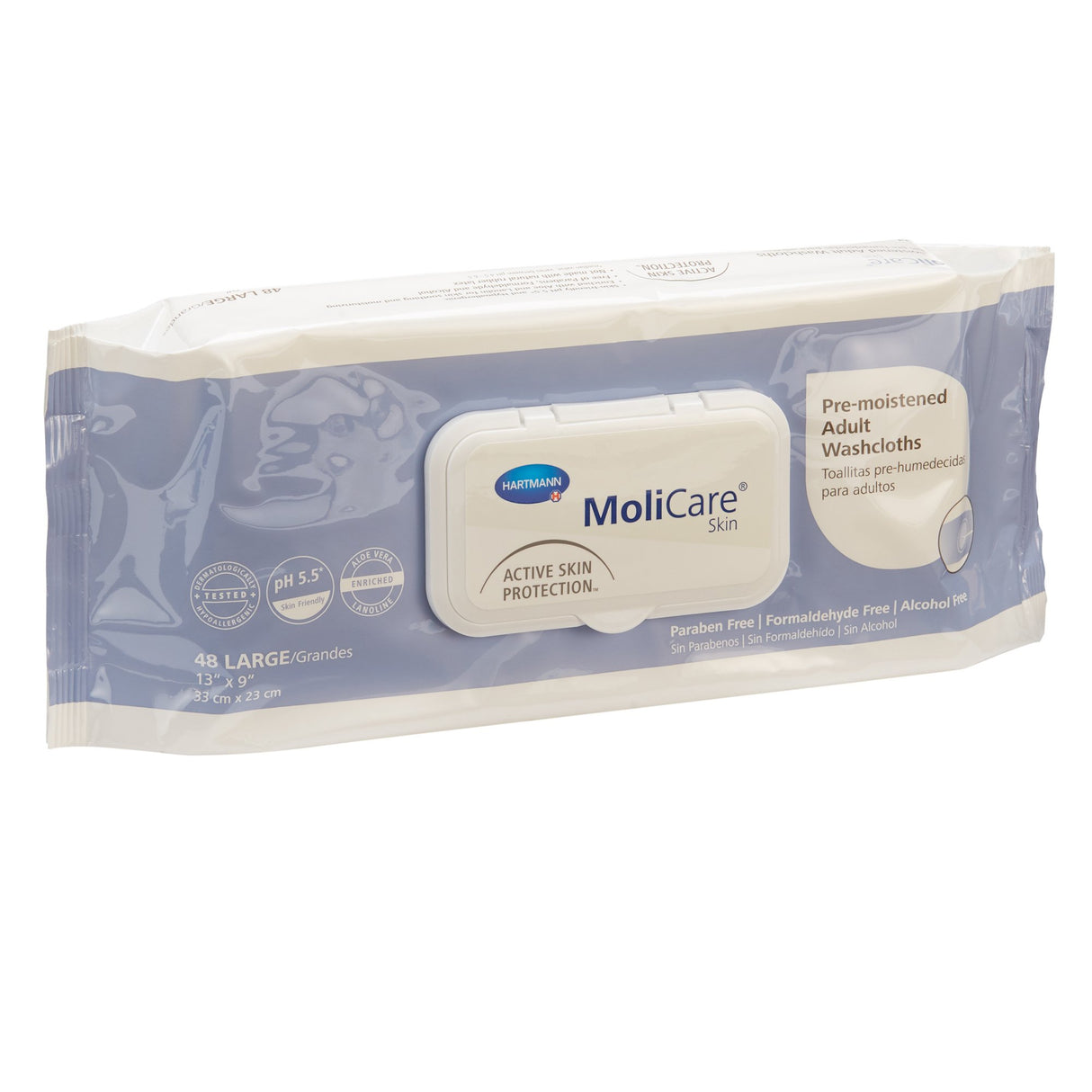 Personal Cleansing Wipe MoliCare Skin Soft Pack Scented 50 Count
