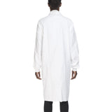 Cleanroom Lab Coat Contec® CritiGear™ White Large Knee Length Microporous Fabric Disposable - BeHope