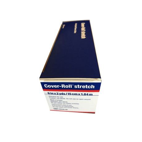 Dressing Retention Tape with Liner Cover-Roll® Stretch White 6 Inch X 2 Yard Nonwoven Polyester NonSterile - BeHope