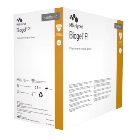 Surgical Glove Biogel® PI Size 7 Sterile Polyisoprene Standard Cuff Length Micro-Textured Ivory Chemo Tested - BeHope