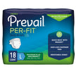 Unisex Adult Incontinence Brief Prevail® Per-Fit® Maximum Plus Large Disposable Heavy Absorbency - BeHope