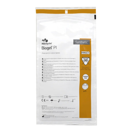 Surgical Glove Biogel® PI Size 7.5 Sterile Polyisoprene Standard Cuff Length Micro-Textured Ivory Chemo Tested - BeHope