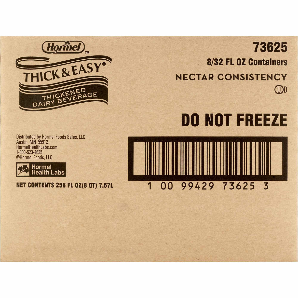 Thickened Beverage Thick & Easy® Dairy 32 oz. Carton Milk Flavor Liquid IDDSI Level 2 Mildly Thick - BeHope