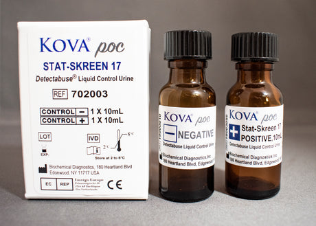 Drugs of Abuse Control Set Detectabuse® Stat-Skreen® Positive Level / Negative Level 2 X 10 mL - BeHope