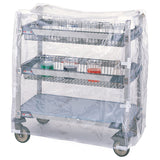 Metro Clear Vinyl Cart Cover with Hook and Loop Closure - BeHope