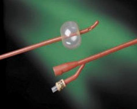 Foley Catheter Bardex® Lubricath® 2-Way Coude Tip 5 cc Balloon 14 Fr. Hydrophilic Polymer Coated Latex - BeHope