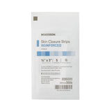 Skin Closure Strip McKesson 1/8 X 3 Inch Nonwoven Material Reinforced Strip White - BeHope