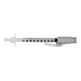 Safety Tuberculin Syringe with Needle SafetyGlide™ 1 mL 1/2 Inch 27 Gauge Sliding Safety Needle Regular Wall - BeHope