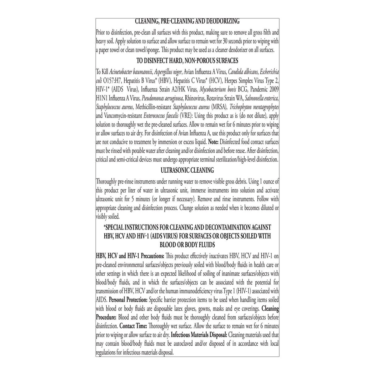 Surface Disinfectant Cleaner MadaCide-FD® Germicidal Manual Pour Liquid 1 gal. Jug Alcohol Scent NonSterile - BeHope