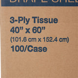 McKesson General Purpose Physical Exam Drape Nonsterile Premium 3-Ply Tissue - BeHope