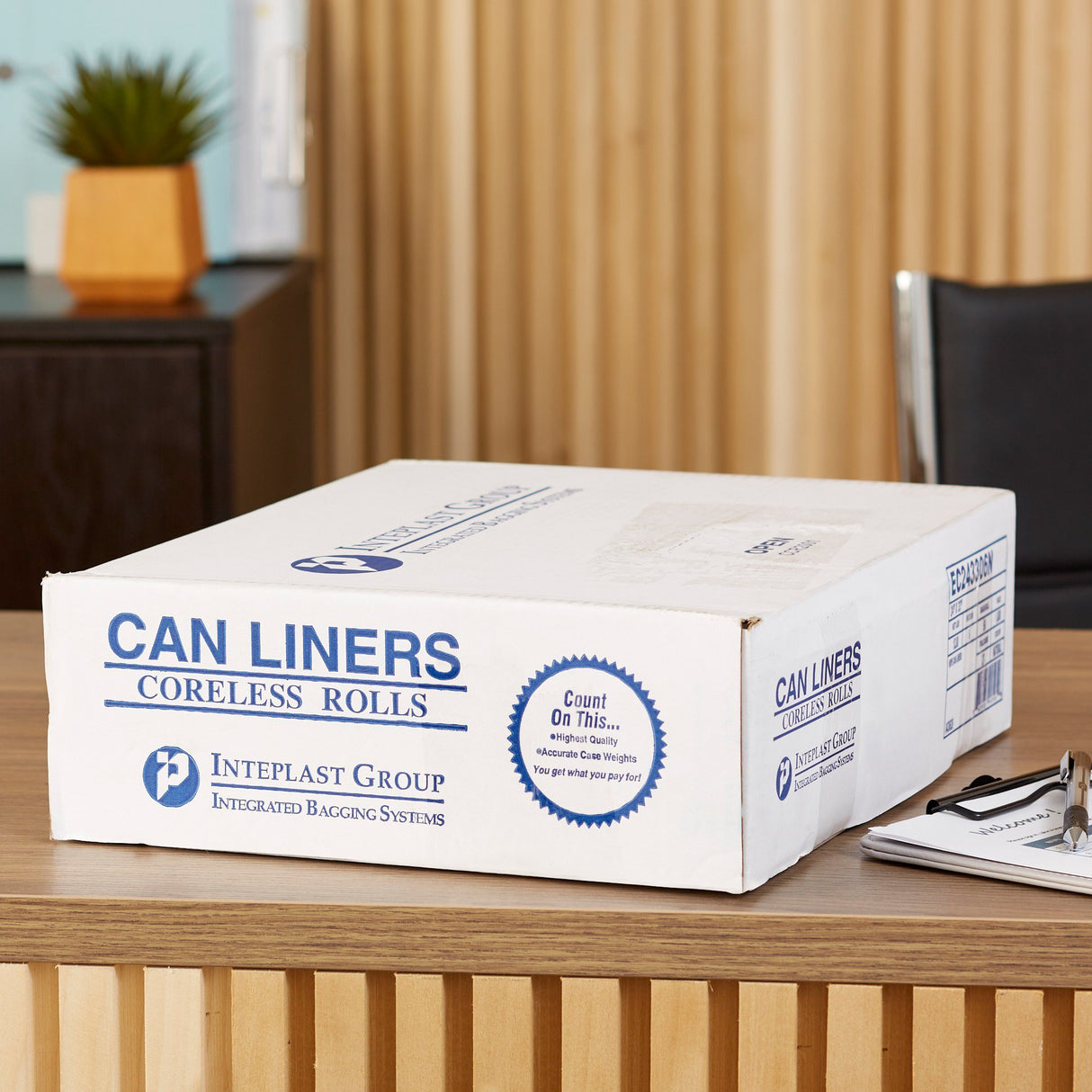 Trash Bag McKesson 15 gal. Clear HDPE 6 Mic. 24 X 33 Inch Star Seal Bottom Coreless Roll