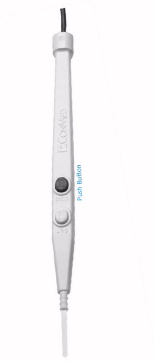 Electrosurgical Pencil Kit GoldLine® Hex-Locking 1 Inch Blade Length Blade Tip - BeHope