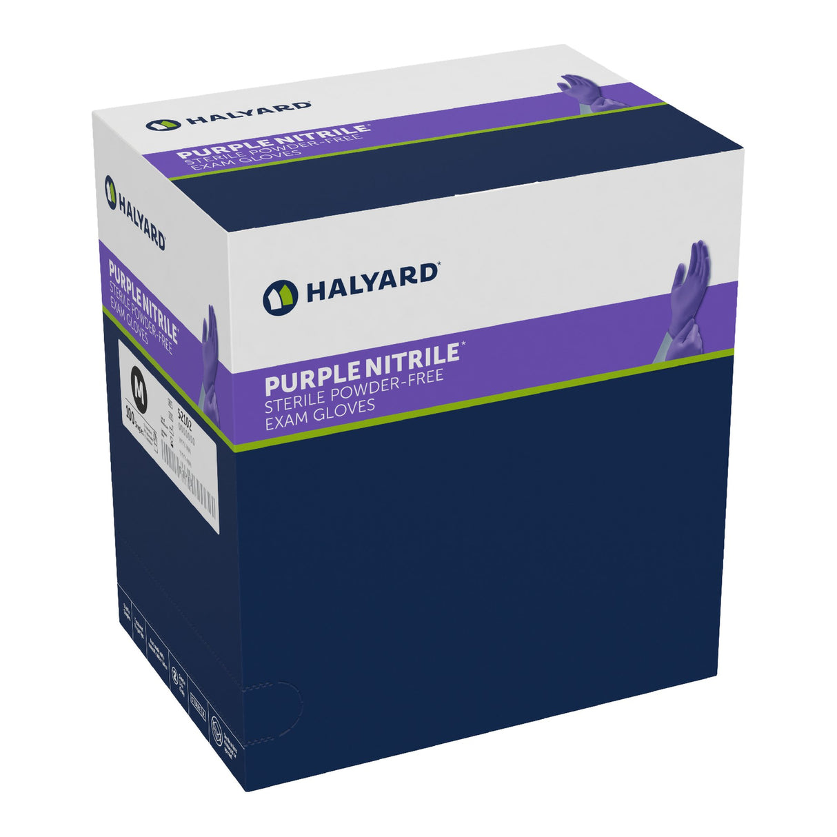 Exam Glove Purple Nitrile® Sterile Chemo Tested Textured Fingertips - BeHope