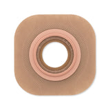 Ostomy Barrier FlexTend™ Trim to Fit, Extended Wear Without Tape 44 mm Flange Green Code System Hydrocolloid Up to 1-1/4 Inch Opening - BeHope