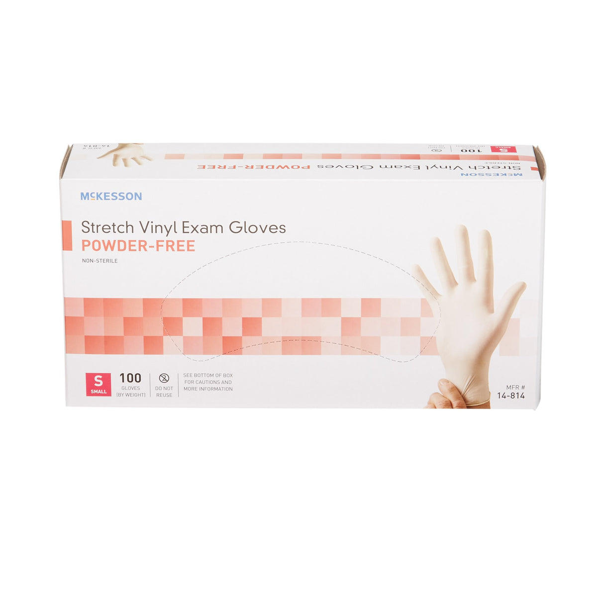 McKesson Nonsterile Stretch Vinyl Exam Gloves Silky Smooth Comfort - BeHope