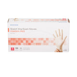 McKesson Nonsterile Stretch Vinyl Exam Gloves Silky Smooth Comfort - BeHope