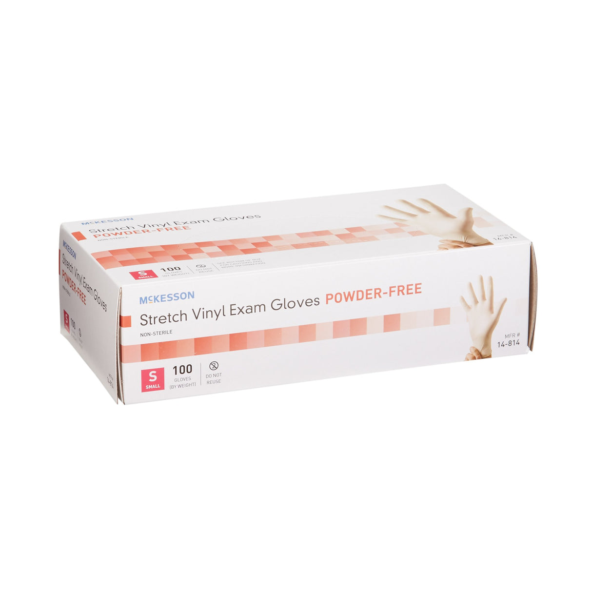 McKesson Nonsterile Stretch Vinyl Exam Gloves Silky Smooth Comfort - BeHope