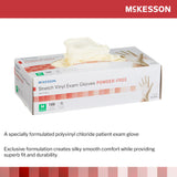 McKesson Nonsterile Stretch Vinyl Exam Gloves Silky Smooth Comfort - BeHope