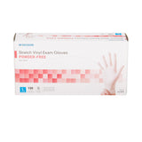 McKesson Nonsterile Stretch Vinyl Exam Gloves Silky Smooth Comfort - BeHope