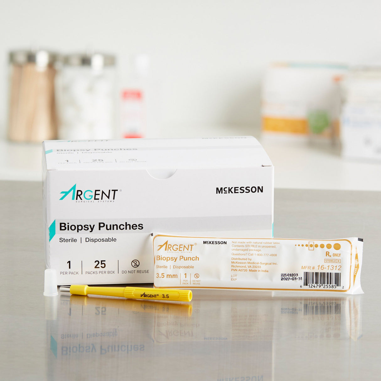 Biopsy Punch McKesson Argent™ Dermal 3.5 mm - BeHope