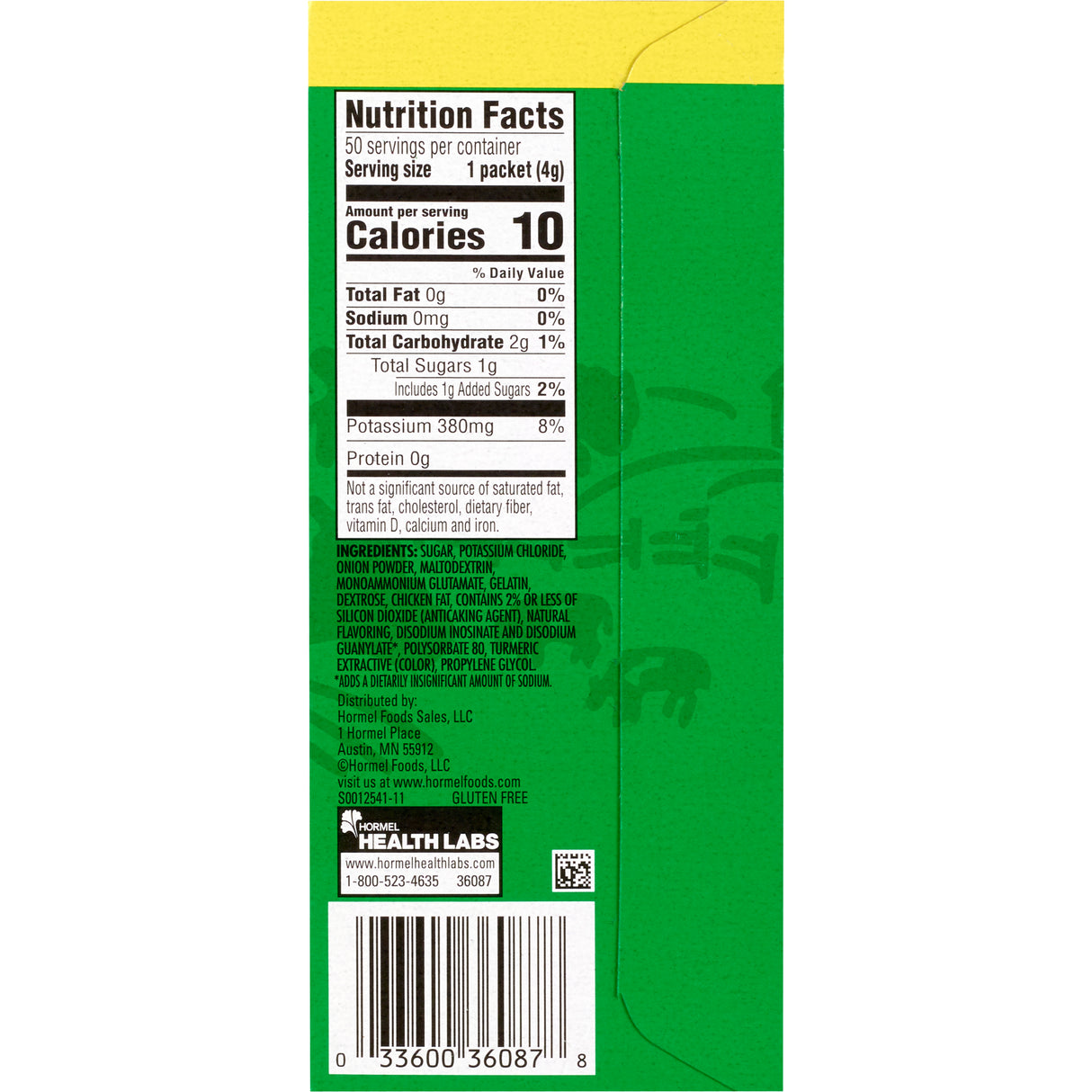 Instant Broth Herb-Ox Sodium Free Chicken Flavor Liquid 8 oz. Individual Packet