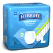 Unisex Adult Absorbent Underwear FitRight® Extra Pull On with Tear Away Seams Large Disposable Moderate Absorbency - BeHope
