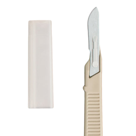 Scalpel Medicut™ Stainless Steel Plastic Classic Grip Handle Sterile Disposable - BeHope