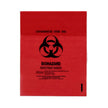 Biohazard Waste Bag Biohazard Symbol / Biohazardous Waste / Infectious Waste 1 to 3 gal. Red 11 X 14 Inch - BeHope