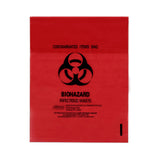 Biohazard Waste Bag Biohazard Symbol / Biohazardous Waste / Infectious Waste 1 to 3 gal. Red 11 X 14 Inch - BeHope