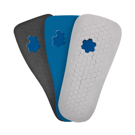 Insole Peg Assist™ Removable Peg EVA / Foam / Poron Cover Male 10-1/2 to 12 Blue - BeHope