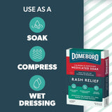 Itch Relief Domeboro® Rash Relief 952 mg - 1347 mg Strength Powder 2.2 Grams Individual Packet - BeHope