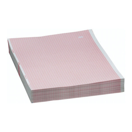 Recording Chart Paper Marquette™ Z-Fold Red Grid - BeHope