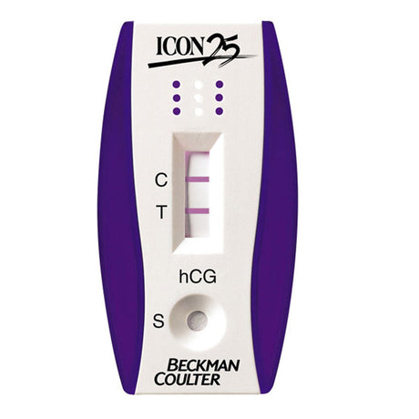 Reproductive Health Test Kit Icon® 25 hCG hCG Pregnancy Test 25 Tests CLIA Waived Sample Dependent - BeHope