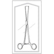 Tenaculum Forceps Econo Sterile™ Schroeder 10 Inch Length Floor / Office Grade Pakistani Stainless Steel Sterile Locking Finger Ring Handle Straight 1 X 1 Sharp Prongs - BeHope
