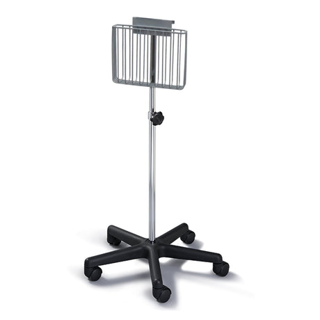 Blood Pressure Monitor Cart IntelliSense™ Stainless Steel Frame Silver 5-7/8 X 12 X 21-1/2 Inch Basket, 11 X 12 Inch Platform - BeHope