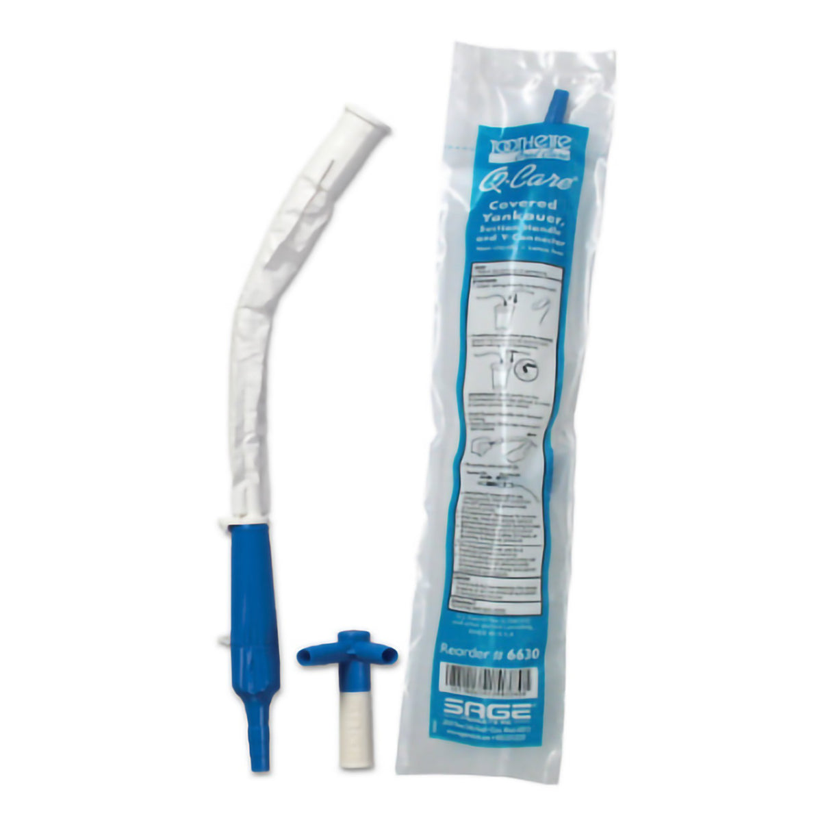 Suction Handle and Covered Yankauer with Y-Connector Kit Q•CARE® NonSterile - BeHope