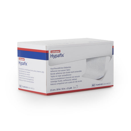 Dressing Retention Tape with Liner Hypafix® White 6 Inch X 10 Yard Nonwoven Polyester NonSterile - BeHope