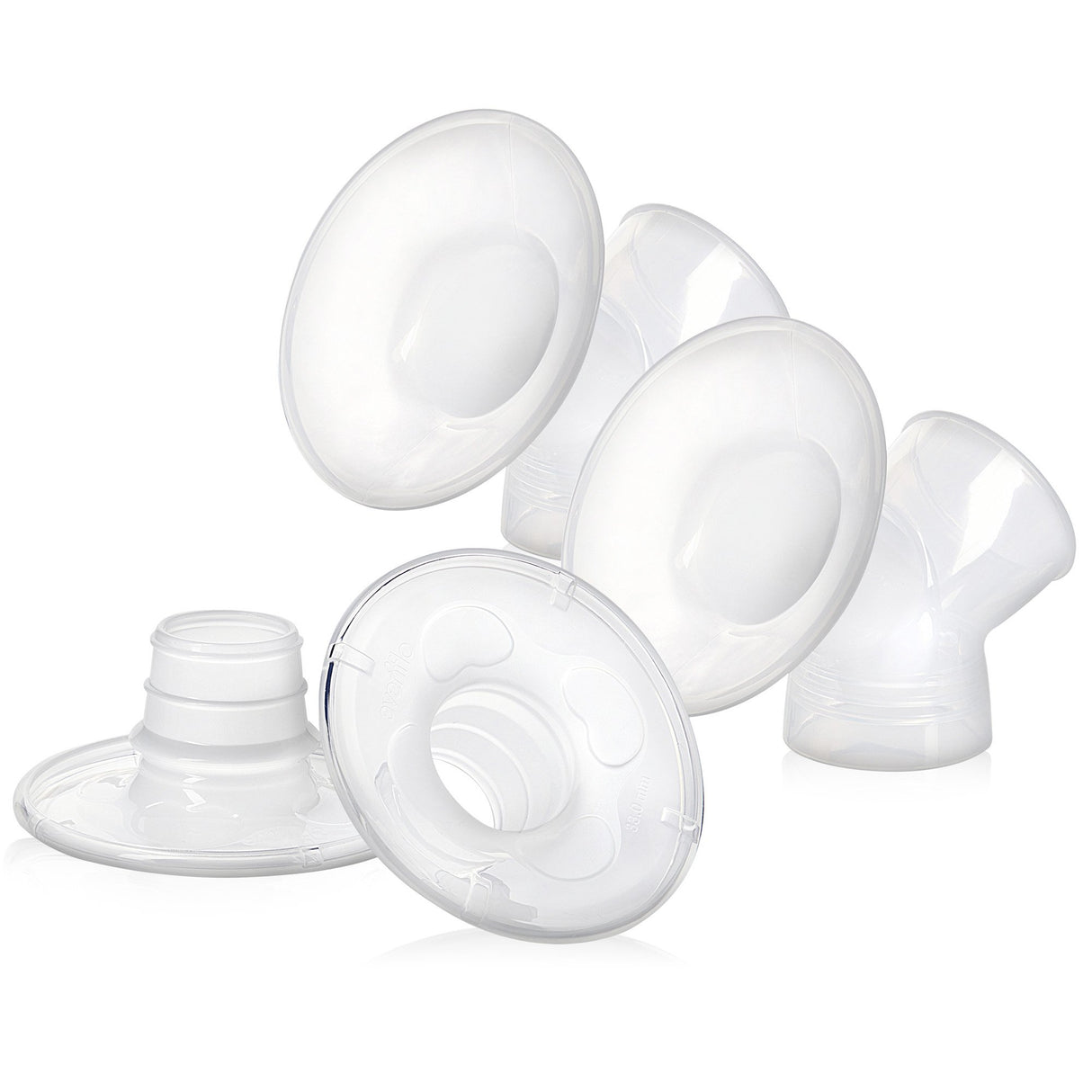 Flange System Evenflo AdvancedFit™ For Evenflo Advanced Double Electric Breast Pump - BeHope