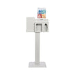 Hygiene Dispensing Station McKesson Floor Stand Quartz Beige 22.3 W X 60.5 H X 17 D Inch Aluminum / Cold Rolled Steel / PETG Plastic - BeHope