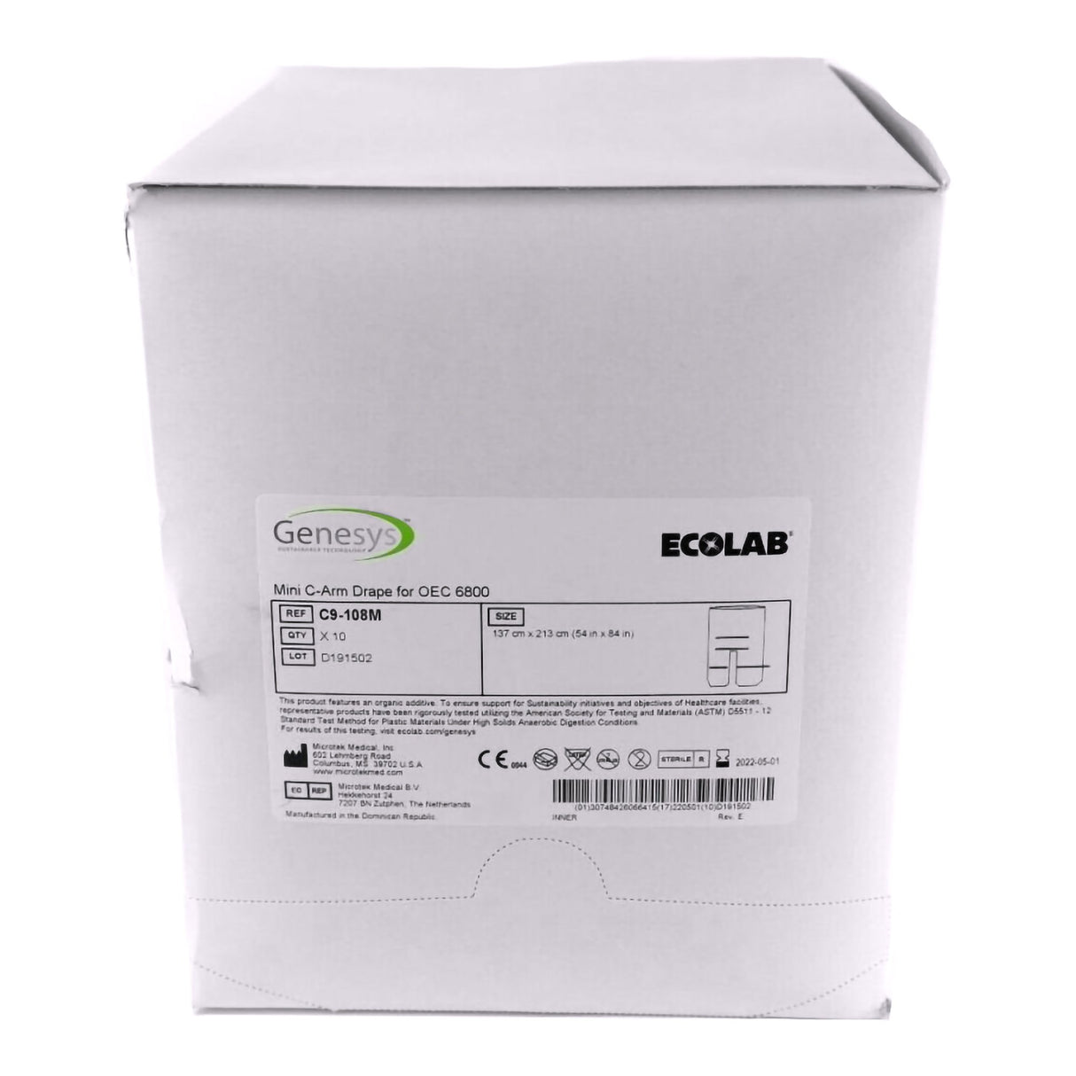 C-Arm Drape OEC 6800 54 X 84 Inch For Mini C-Arm OEC 6800 - BeHope