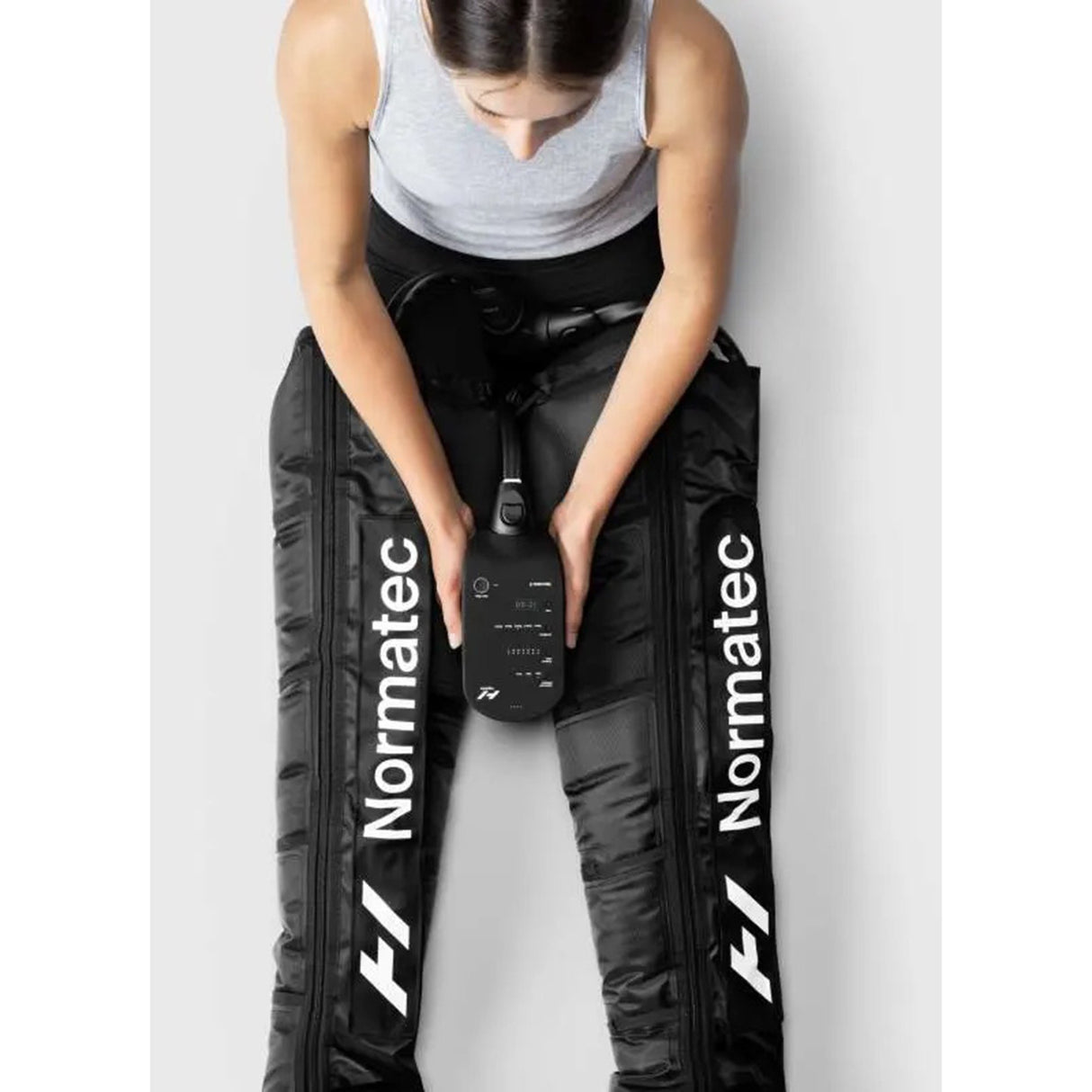 Compression Massage Garment & Control Unit Hyperice Normatec 3 Control Unit: 4 X 4-1/2 X 8-1/2 Inch / Leg Sleeve: 5 Foot 4 Inch to 6 Foot 3 Inch - BeHope
