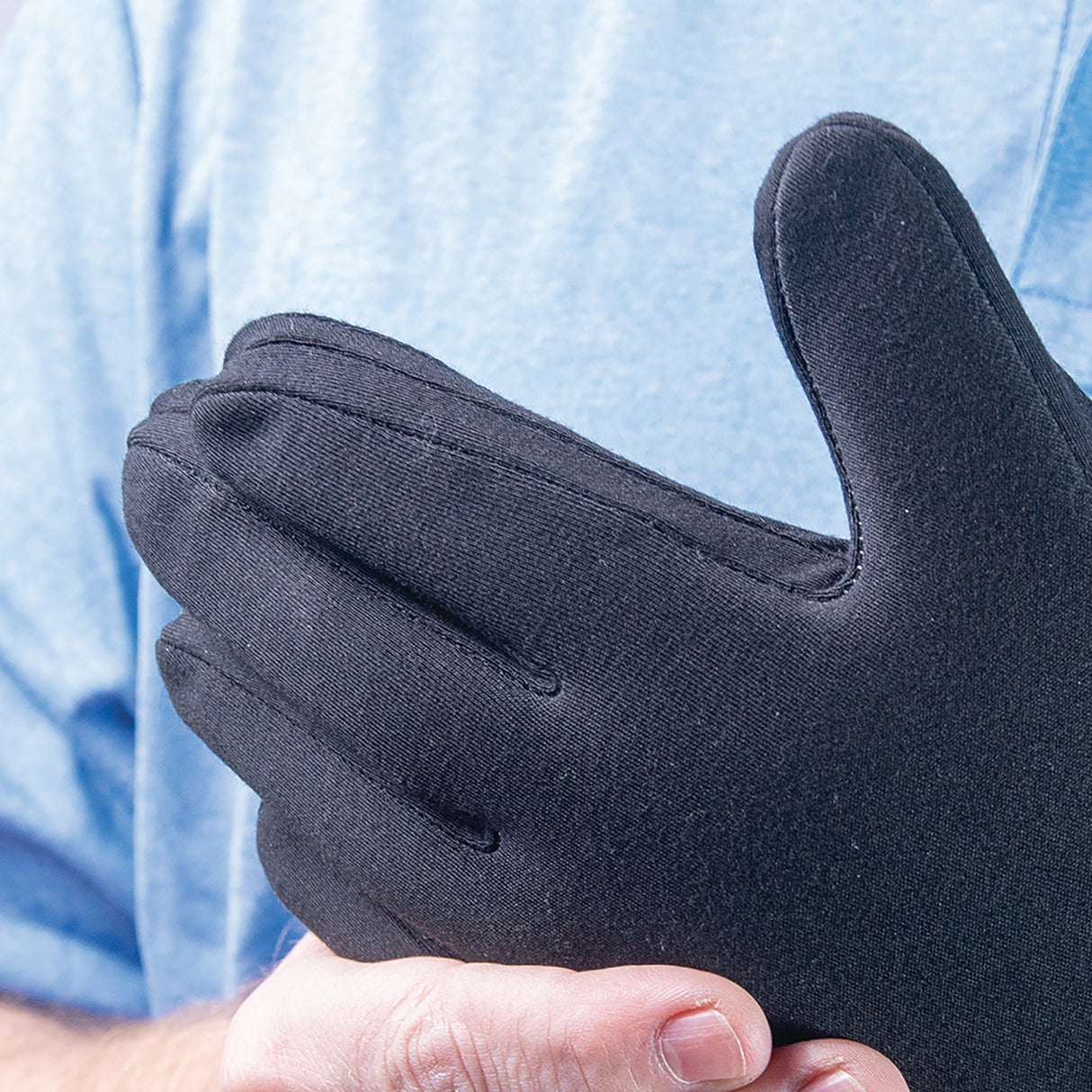 Hot / Cold Therapy Glove Polar Ice® Full Finger Large Wrist Length Ambidextrous - BeHope