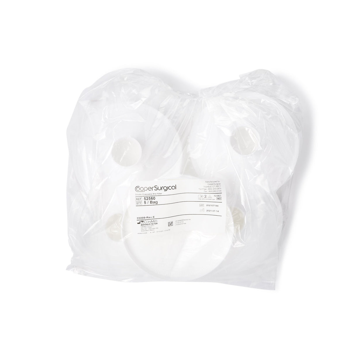 Smoke Evacuation Prefilter - BeHope