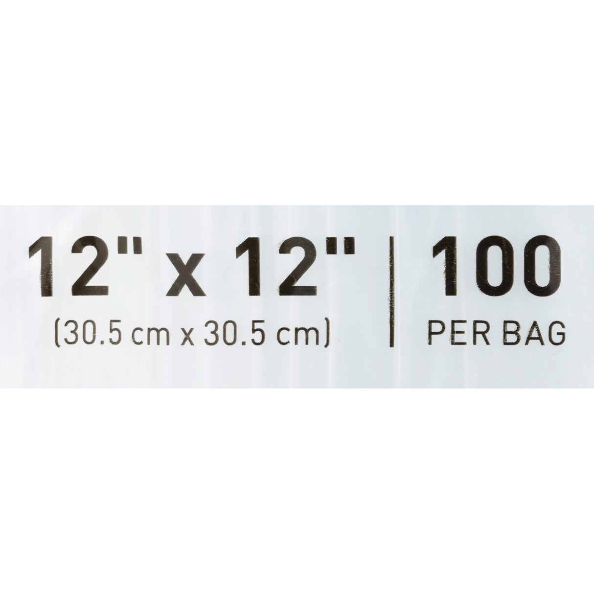 Reclosable Bag McKesson 12 X 12 Inch Polyethylene Clear Zipper Closure
