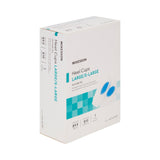 Heel Cup McKesson U-Shaped Silicone Female 10 and up / Male 9-1/2 and up Blue / Clear - BeHope