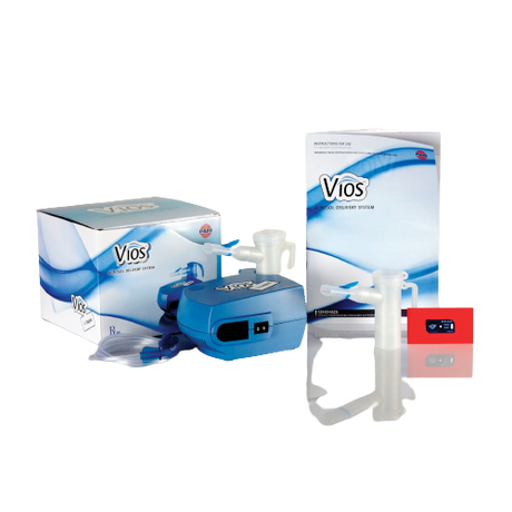 Vios® Lc® Sprint Compressor Nebulizer System Small Volume Medication Cup Pediatric Aerosol Mask Delivery - Behope