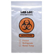 Specimen Transport Bag with Document Pouch Lab-Loc 6 X 9 Inch Zip Closure Biohazard Symbol / Storage Instructions NonSterile - BeHope
