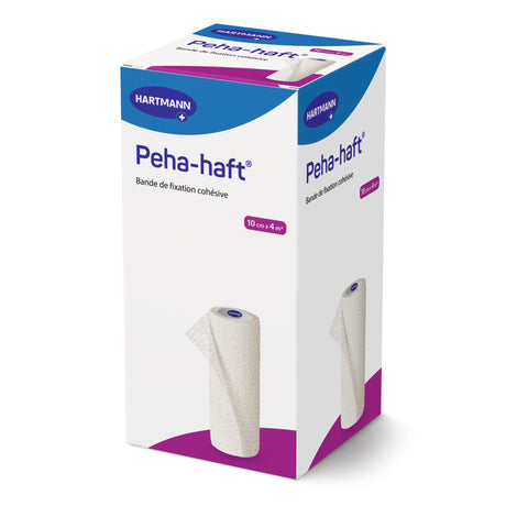 Absorbent Cohesive Bandage Peha-haft 4 Inch X 4-1/2 Yard Self-Adherent Closure White NonSterile Standard Compression
